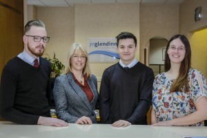 JM Glendinning's Scarborough team who have all been awarded the Level 3 Certificate in Insurance from the Chartered Institute of Insurance (CII) – a core qualification for people working in the industry. 